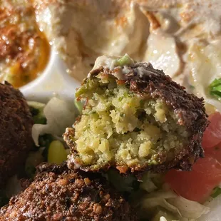 Inside the Falafel!