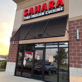 exterior of restaurant