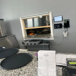 Cashier / order window area