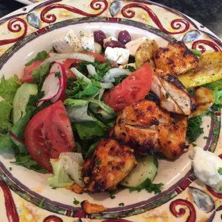 Fattoush Salad with Chicken