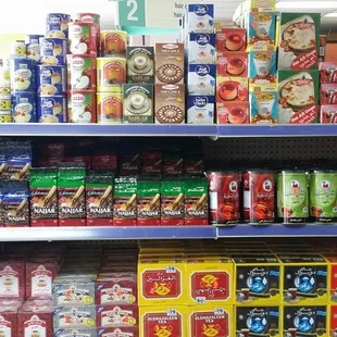 a variety of products