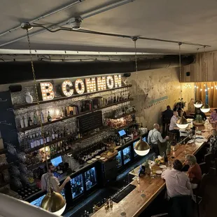 Bar at Common restaurant in Savannah