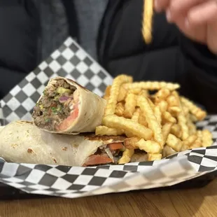 Beef Shawarma Wrap Combo