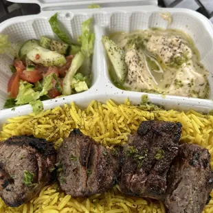 Lamb and Rice Platter