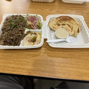 Lamb Beef Shawarma Plate