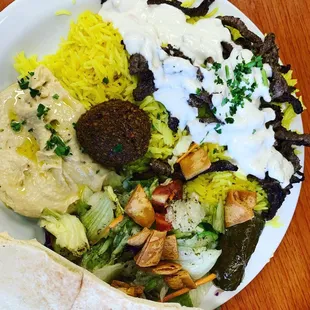 Sahara Entree Plate Beef and Lamb