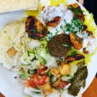 Sahara Entree Plate chicken tika