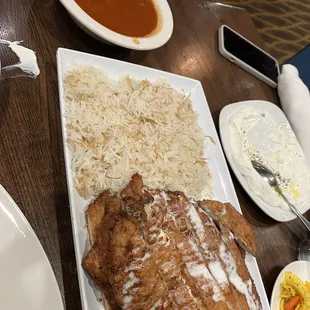 Lemon Chicken Cream Chop Dinner