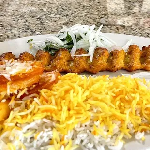 Lunch special : Chicken Kobideh !!