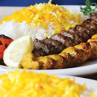 Ground Beef & Chicken Kabob Combo