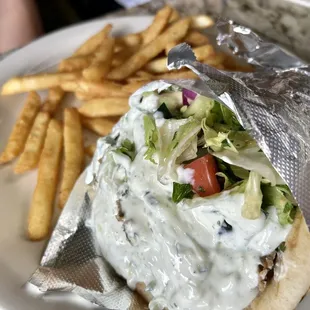 Gyros Sandwich Meal