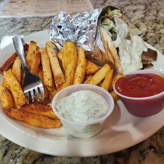 Gyros Sandwich Meal