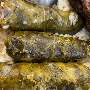 a close up of a plate of food