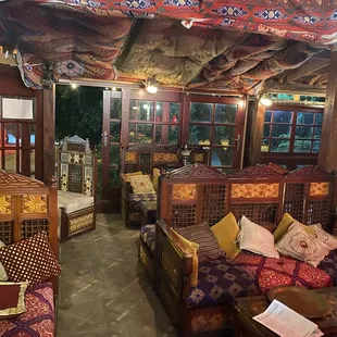 the interior of a restaurant