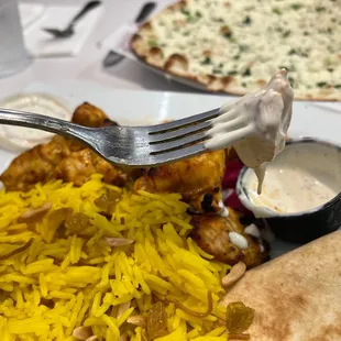 a plate of food