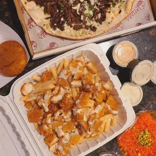 Chicken Cream Chop Fries
