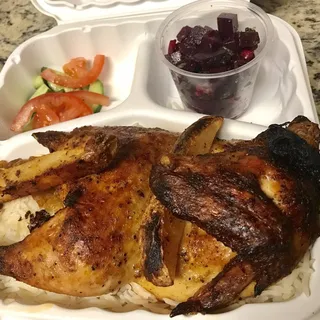 Half Roasted Chicken Plate