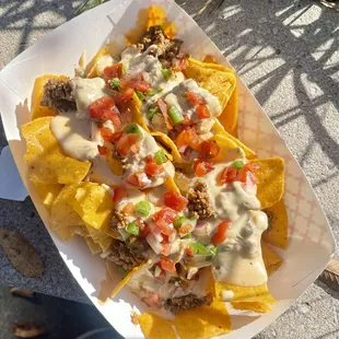 nachos, food