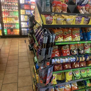 Drinks and chips