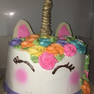 Super cute cake! ! They also can make a special order and put an actual photo that is edible on the cake ! Highly suggest this place!