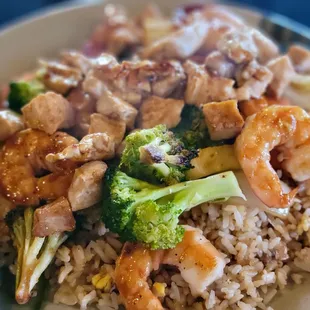 Hibachi Chicken &amp; Shrimp