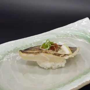 Seared Tachiuo (belt fish) from Japan