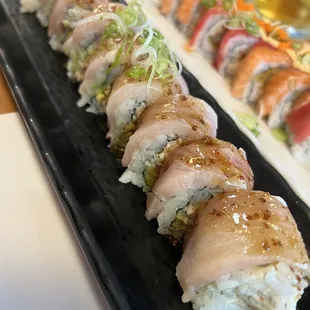 Yellowtail roll.. yummy