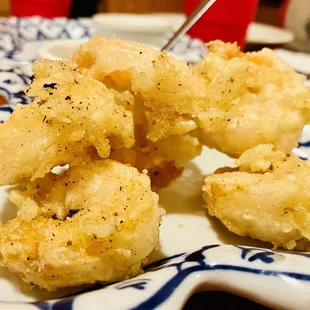 Shrimp tempura as appetizer. Shrimps were fresh and crunchy.