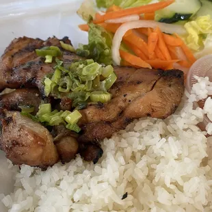 Grilled lemongrass chicken