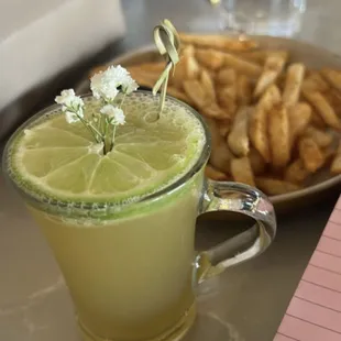 pho queue up and canh chua fries