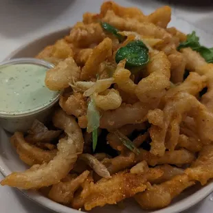 Salt and pepper calamari