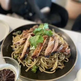 chicken garlic noodles
