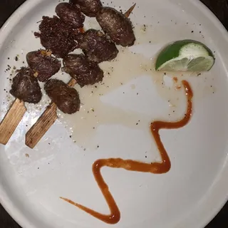Chicken Heart Skewers