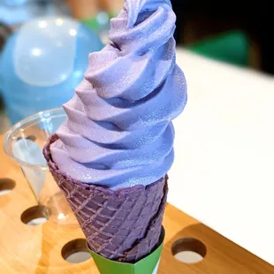 Ube Soft Serve