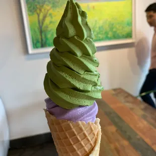 Ube and matcha