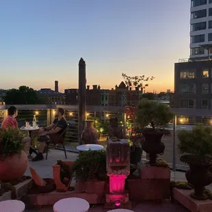 Rooftop patio