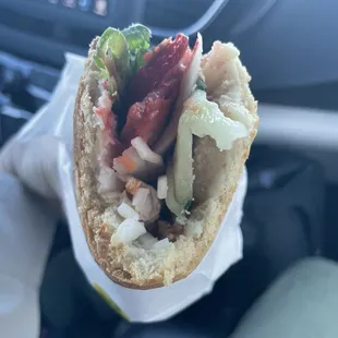 Pork belly Banh mi