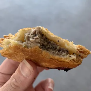 Pate So - spiced minced meat inside