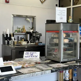 Where the iced coffee is made