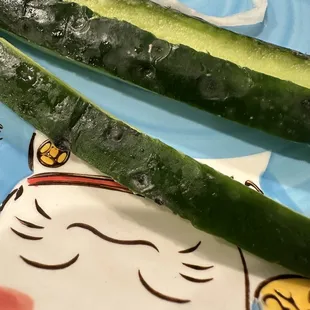 cucumbers and carrots