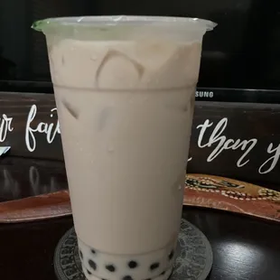 Lavender Milk Tea Boba