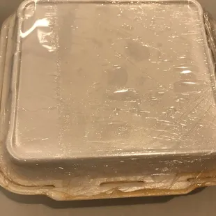 a plastic container with a lid