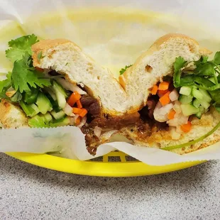 My friend's Grilled Pork Banh Mi