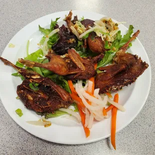 My friend's Fried Quail - Very tasty!