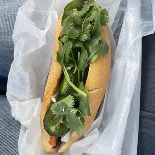 grilled pork banh mi