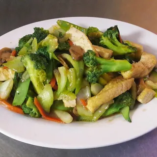 Tofu with Vegetable Soup