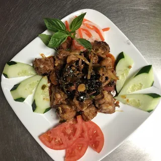 Pork Ribs with Black Bean Sauce