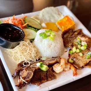 Rice plate