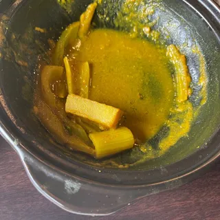 60. Curry Chicken, Potato, Celery, Carrot, and Rice
