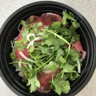 12. Rare Sliced Beef with Rice Noodle Soup